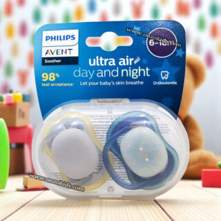 Pack 02 Sucettes Ultra air Day and Night 6–18 mois – AVENT PHILIPS