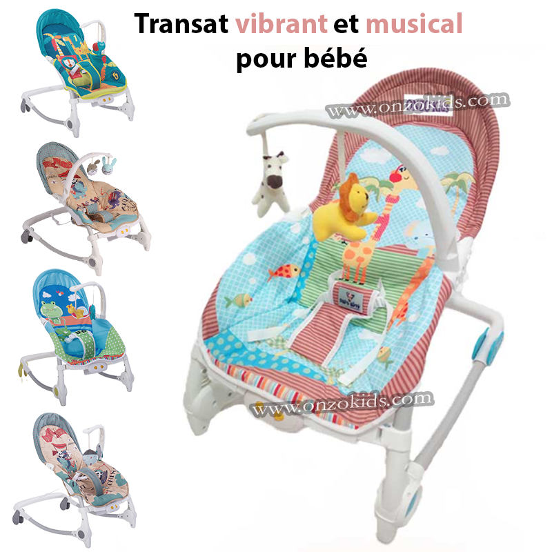 Transat vibrant et musical pour bébé - Baby Gaté