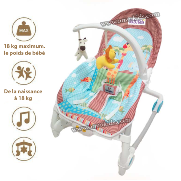 Transat vibrant et musical pour bébé -  Baby Gaté – Image 19