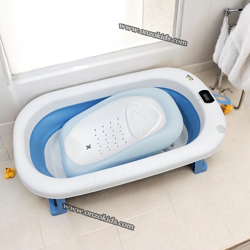 Baignoire Pliable Cartrend - Capacité 9L, Dimensions 38x28cm, Bleu, Pour Camping, Vaisselle, Transport