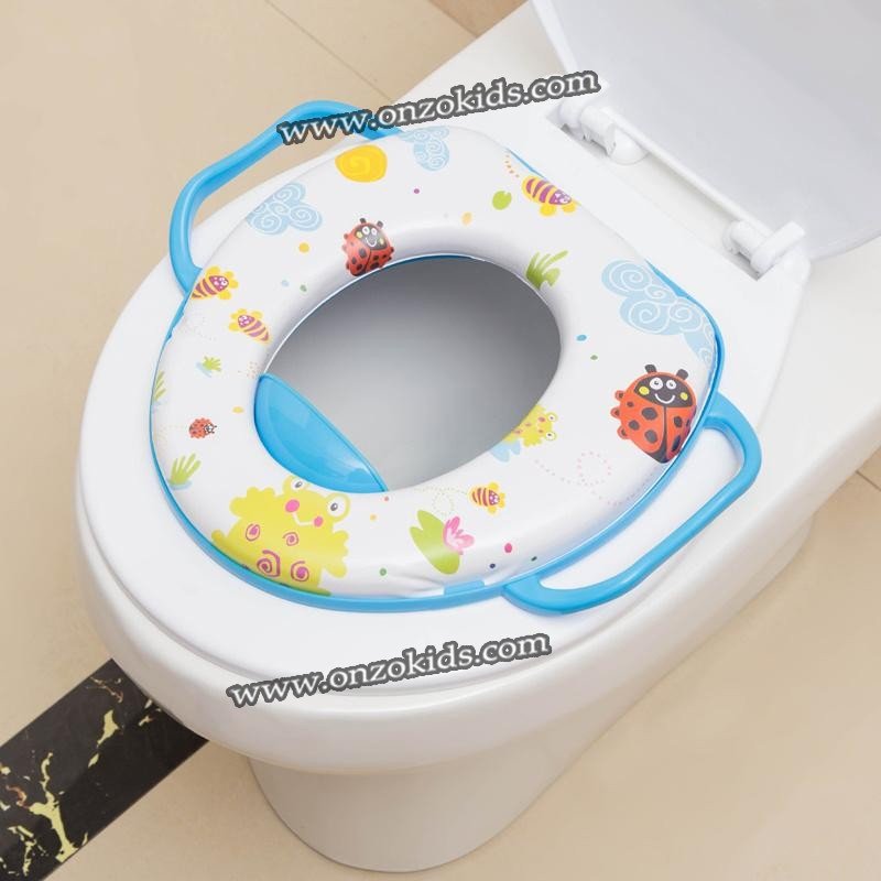 Réducteur de Toilette Rehausseur WC Enfant Siège d'entraînement de Toilette  Pot Taille Bébé Anneau de