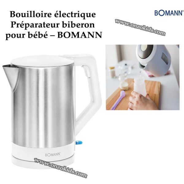 Bouilloire électrique, Préparateur biberon pour bébé – BOMANN