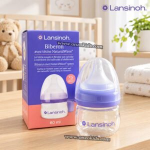 Biberon en plastique 0m+ 60 ml - Lansinoh