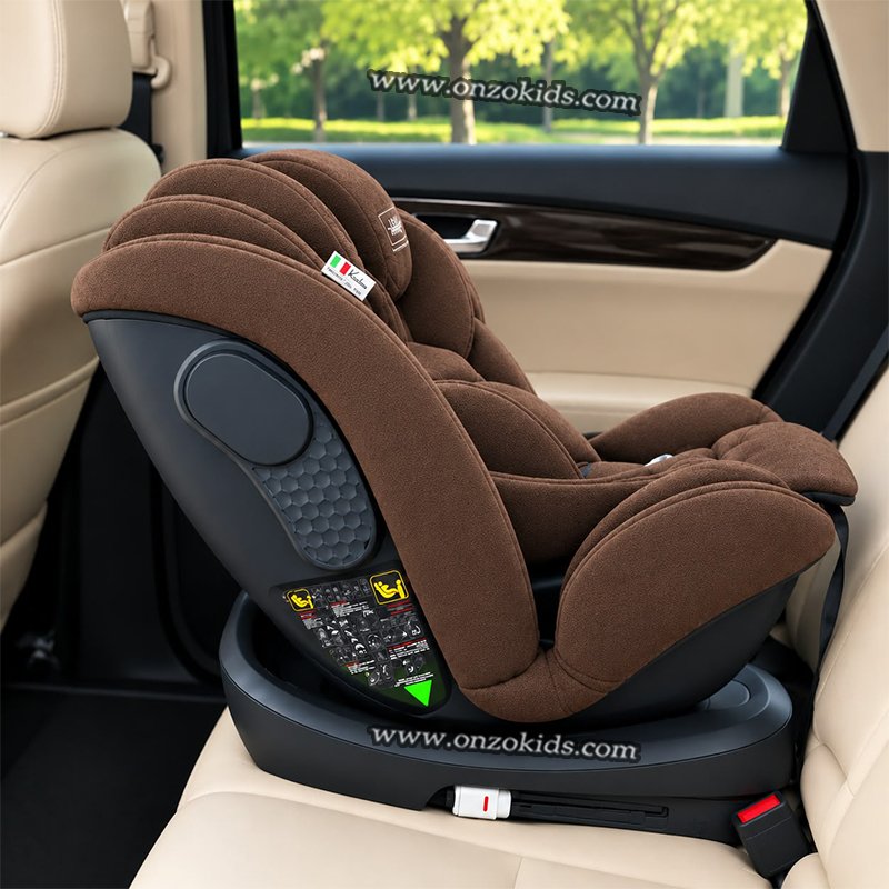 Siège Auto ISOFIX pivotant 360° Avec Bras De Fixation 0-36 kg – Kattrie – Image 6