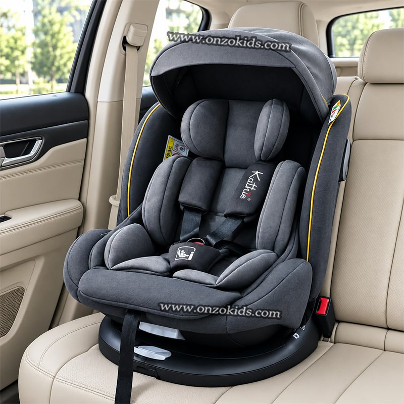 Siège Auto ISOFIX pivotant 360° Avec Bras De Fixation 0-36 kg – Kattrie – Image 3
