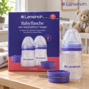 Lot de 2 Biberons Plastique avec tétine NaturalWave 160 ml - Lansinoh