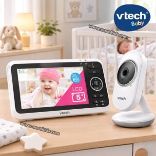 Babyphone vidéo numérique 5 pouces avec vision nocturne automatique - Vtech