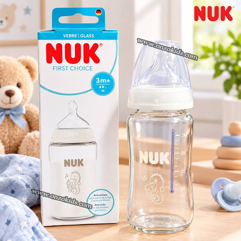 Biberon en Verre First Choice 240 ml - Nuk