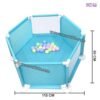 Parc de jeux pour bébé avec 20 balles multicolore