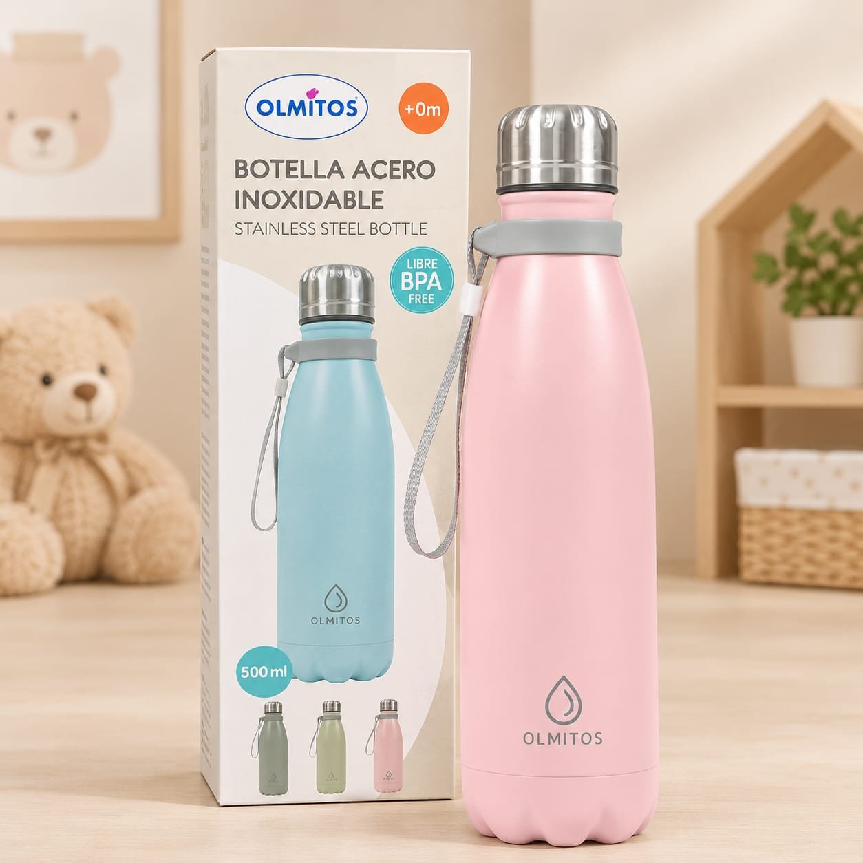Bouteille isotherme 500 ml – Olmitos – Image 3