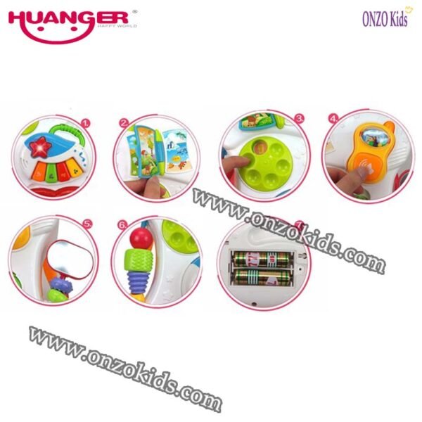 Super Trotteur Marcheur Bébé, Baby Walker Multifonction Avec Music – Image 11