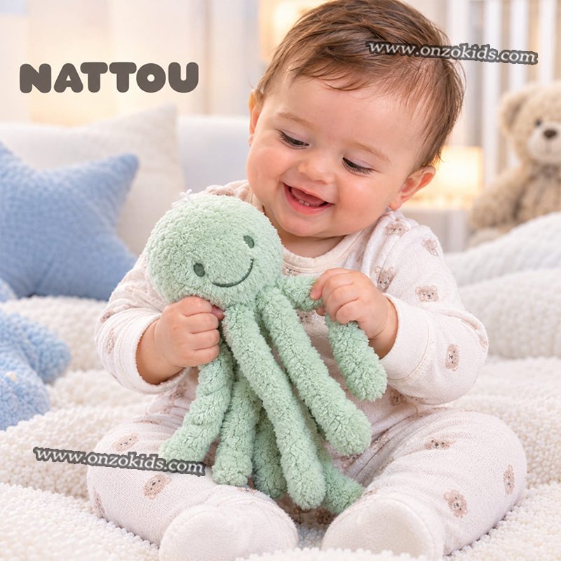 Peluche Pieuvre LAPIDOU - Nattou