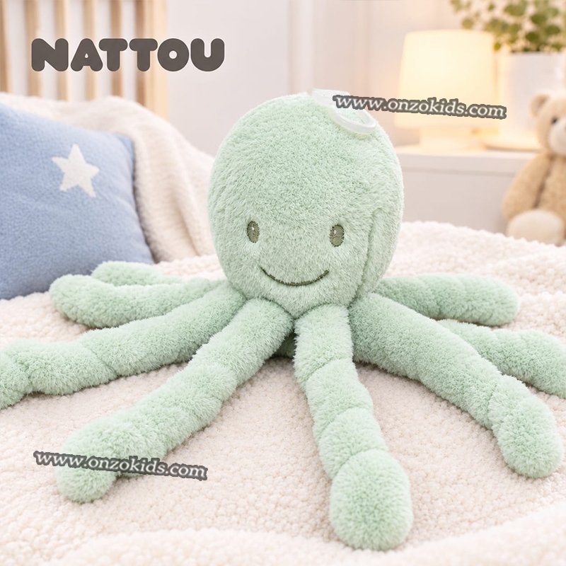 Peluche Pieuvre LAPIDOU - Nattou – Image 2