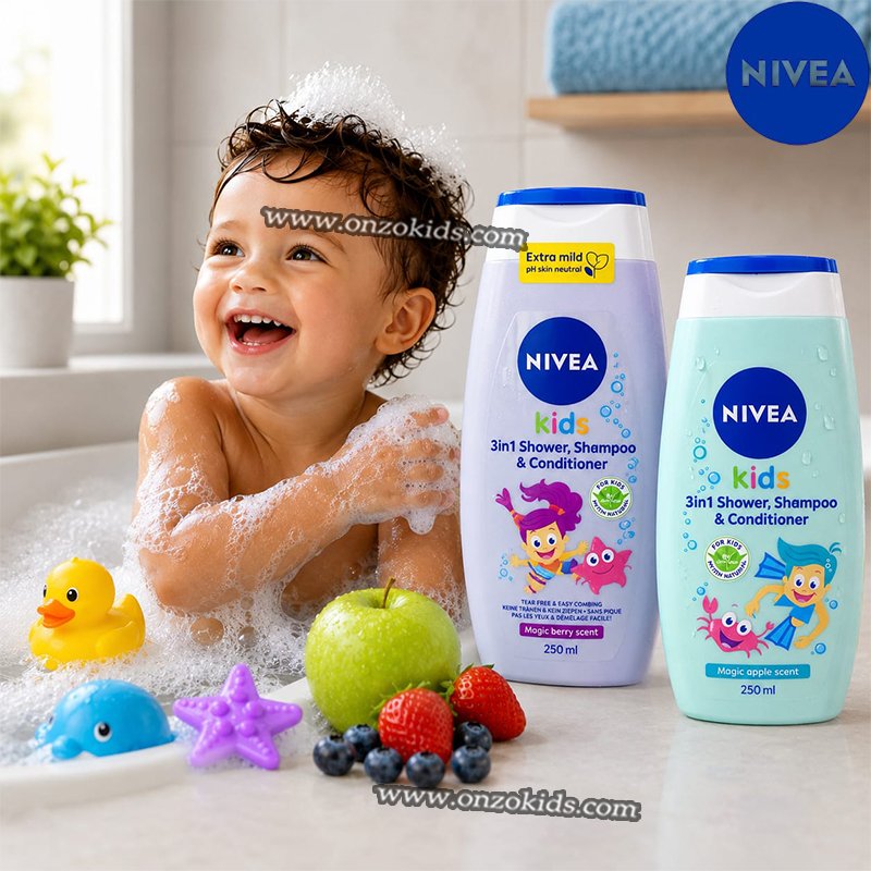 Gel douche, shampoing et après-shampoing 3en1 - Nivea