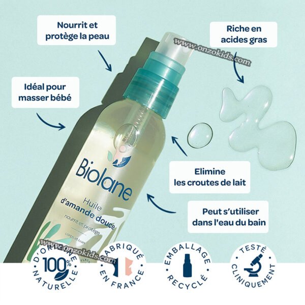 Spray D'huile D'amande Douce - Biolane – Image 2