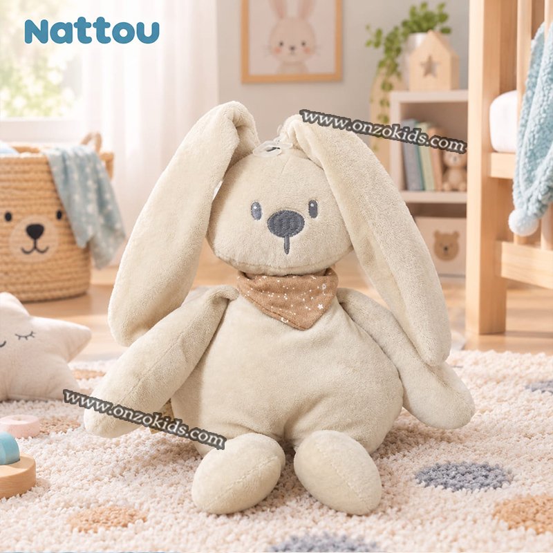 Lapidou Lapin en peluche pour bébé - Nattou – Image 3