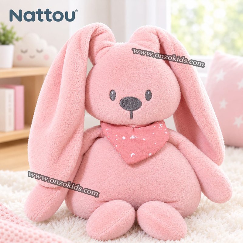 Lapidou Lapin en peluche pour bébé - Nattou – Image 4