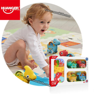 Ensemble de 4 véhicules dinosaures avec Tapis circuit – HUANGER
