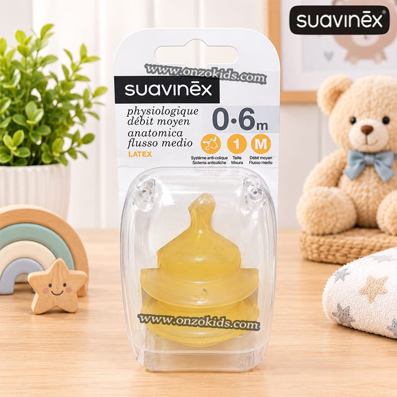 Lot de 2 tétines 0.6 Mois - Suavinex
