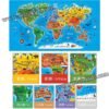 Puzzle pour enfant style carte géographique 100 Pcs – Image 6