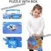 Puzzle pour enfant style carte géographique 100 Pcs – Image 5