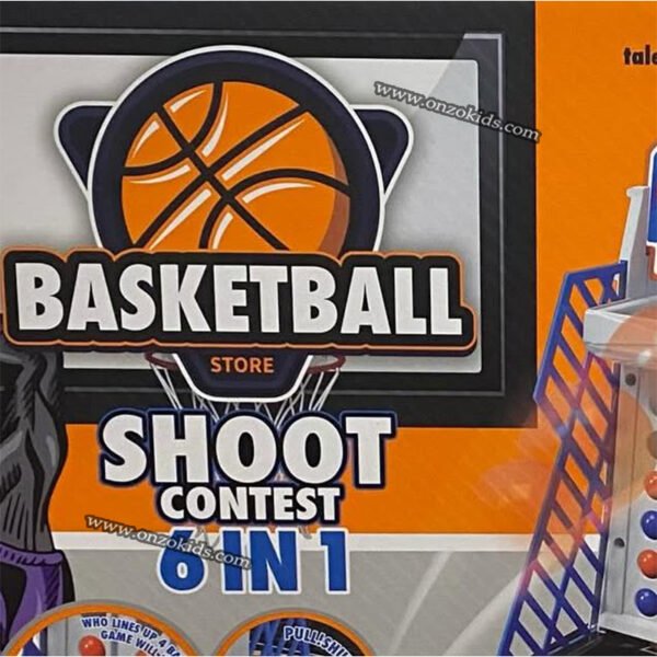 Jeu deSociété Mini-Basket 6en1 – Image 2