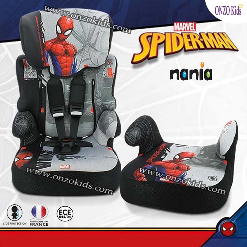 Siège-auto Auto Isofix Spiderman Enfants Avec Hauteur De 100 À 150 CM  MARVEL 8000866115308