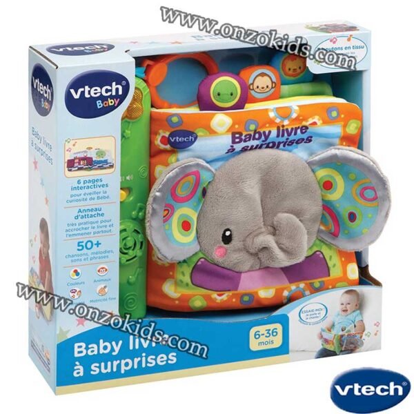 Baby livre à surprises - Livre interactif bébé - VTech – Image 2