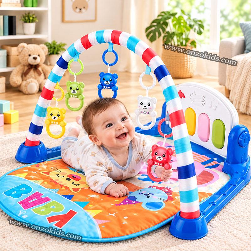 Tapis d'eveil et jouet pour bébé avec jeu multifonctionnel - BABY WALKER