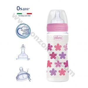 Biberon en plastique Well-Being Chicco (4M+) 330ml