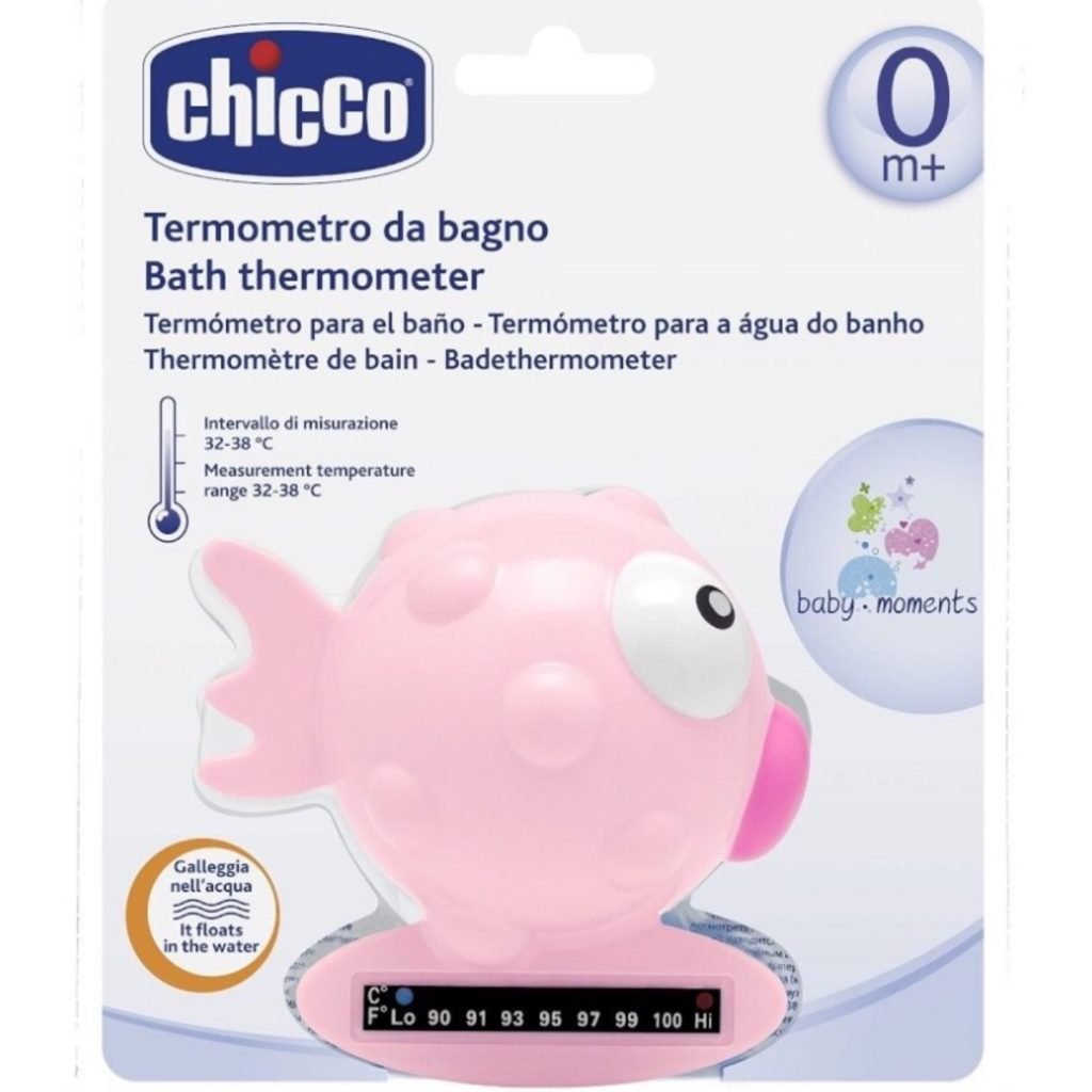 Thermomètre De Bain Bébé Portable IPX7 – Thermomètre D'Eau Étanché ABS Rose, Écran Tactile, Mesure Eau & Ambiance