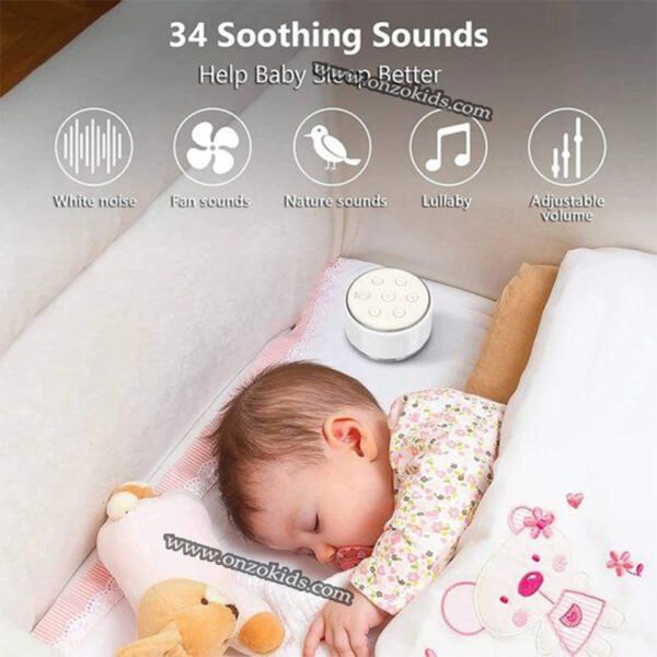Veilleuse musicale pour bébé avec lumiére – Image 2