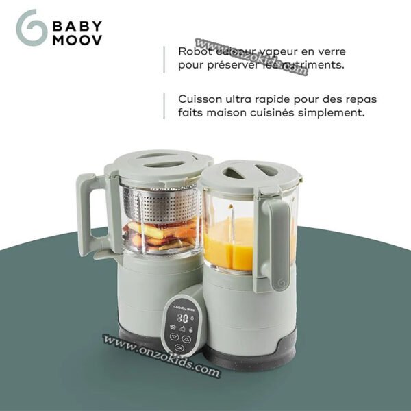 Robot Cuiseur 4en1 Bébé Nutribaby Glass - Babymoov – Image 2