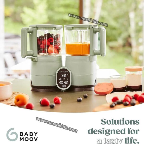 Robot Cuiseur 4en1 Bébé Nutribaby Glass - Babymoov – Image 4
