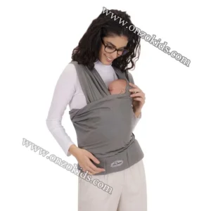 Kangourou Porte bébé avec un foulard - Gris