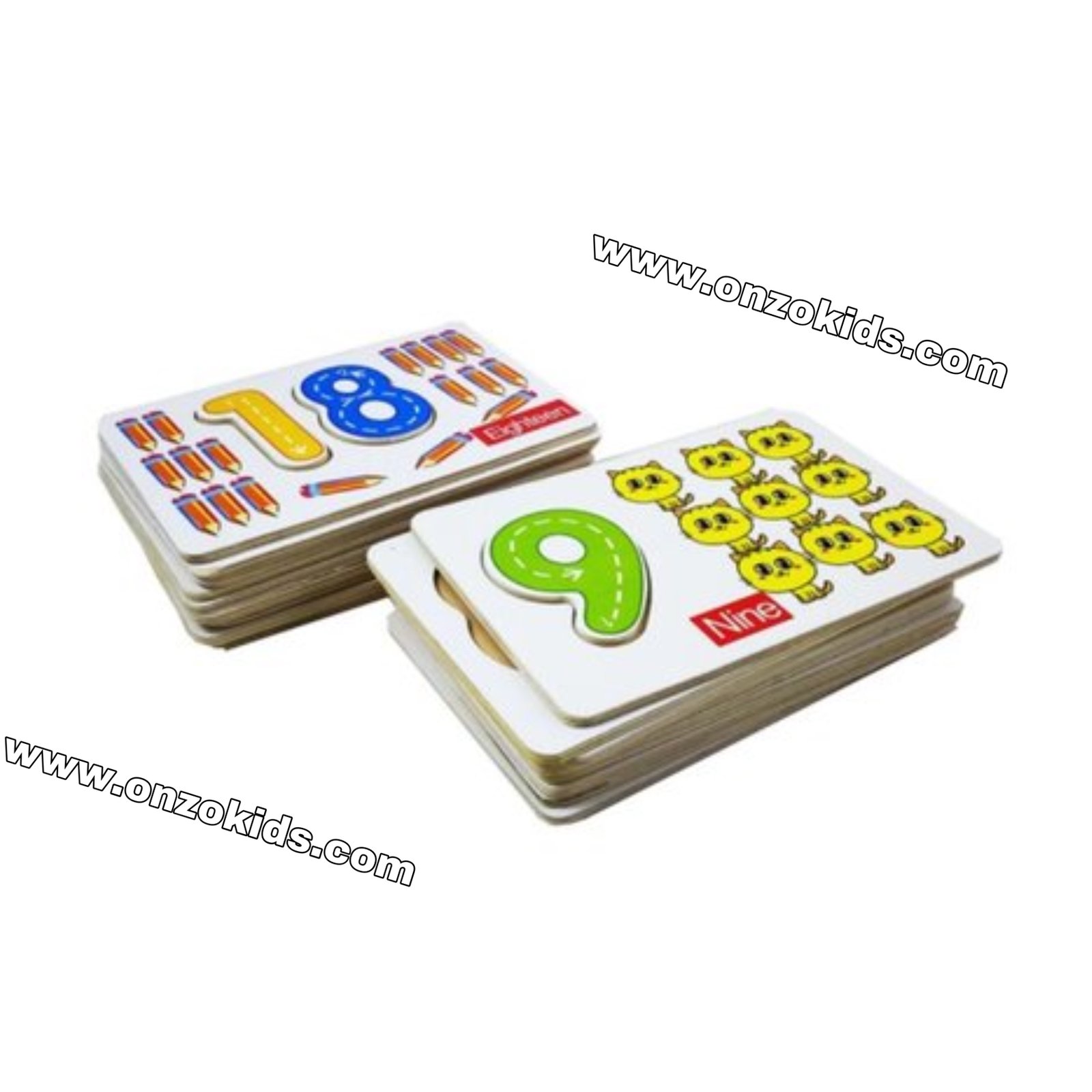 Cartes Numérotées En Bois Pour Enfants – Image 3