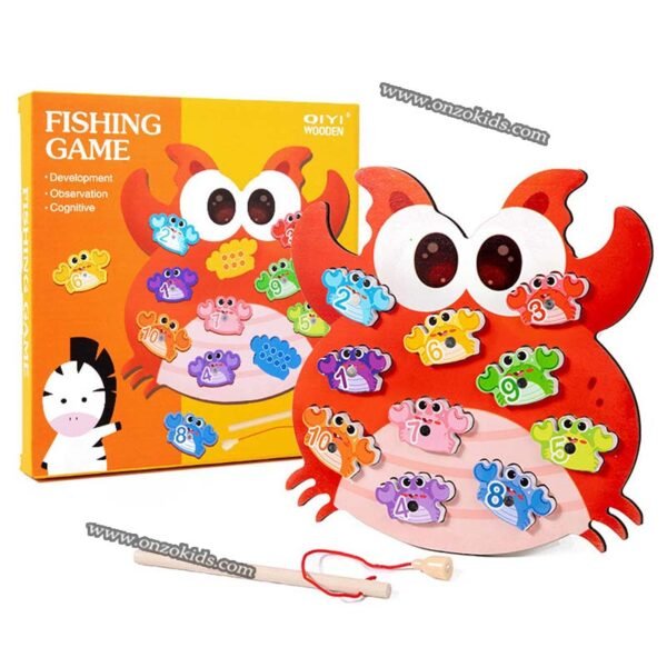 Jeu de Pêche en Bois pour Enfants – Image 2