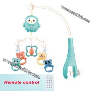 Mobile de lit pour bébé avec télécommande