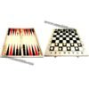 Jeux de société 3 en 1 | Échecs, dames et backgammon – Image 2
