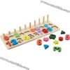 Plateau mathématique en bois 3en1