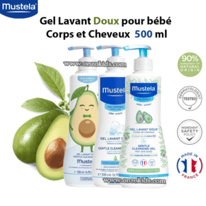 Gel Lavant Doux Corps et Cheveux bébé 500ml - Mustela