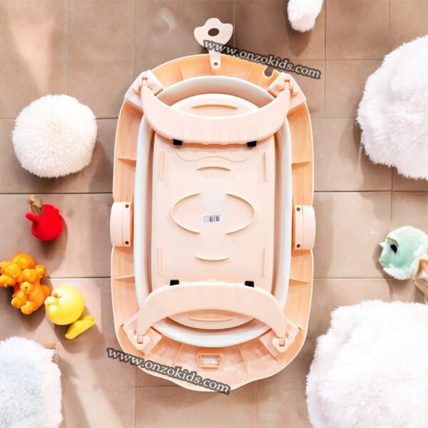 Baignoire pliable avec support réglable pour bébé – Image 8