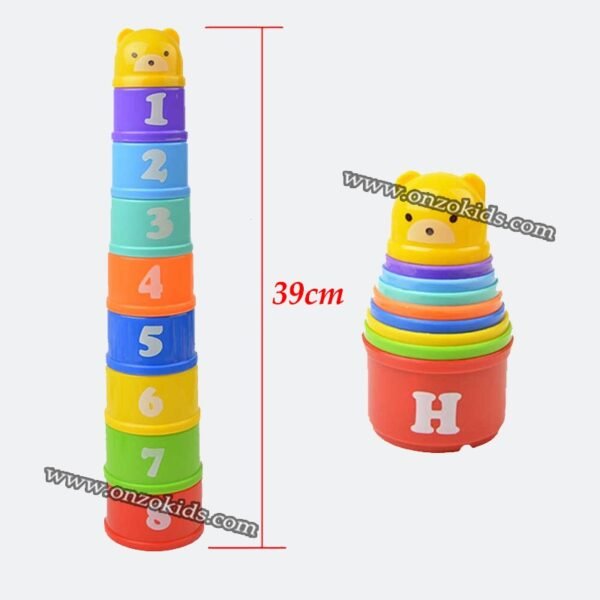 Tasse à empiler avec chiffres et lettres pour enfants – Image 4