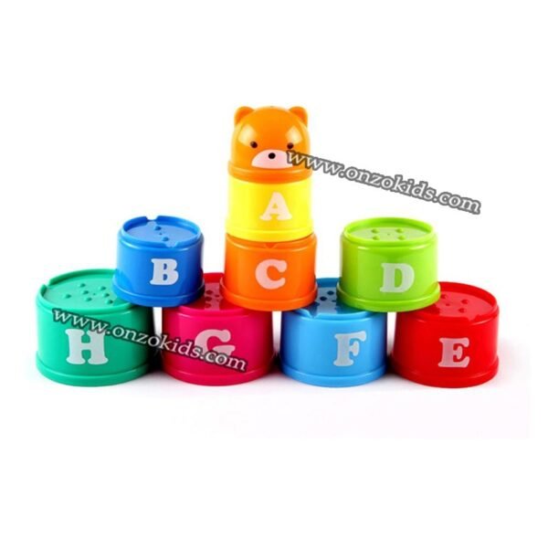 Tasse à empiler avec chiffres et lettres pour enfants – Image 2