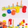 Cercles de calcule à empiler en bois Montessori – Image 6