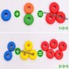 Cercles de calcule à empiler en bois Montessori – Image 7