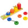 Cercles de calcule à empiler en bois Montessori