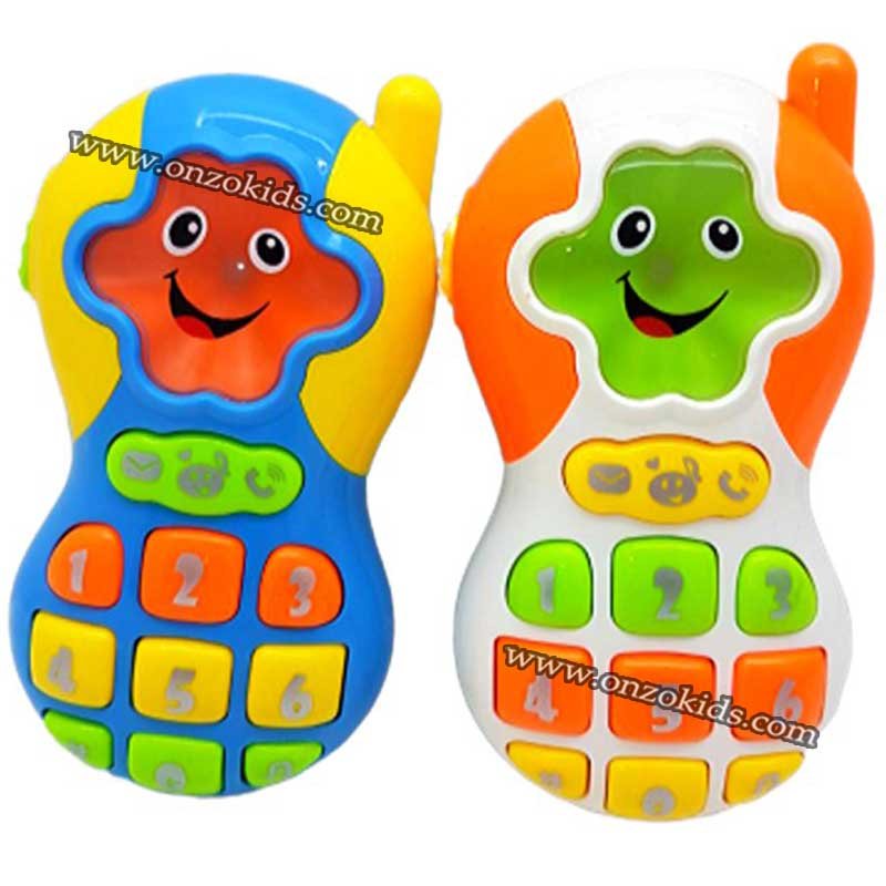 Jouet De Téléphone De Bébé, Téléphone Portatif Léger De Silicone D