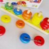 Cercles de calcule à empiler en bois Montessori – Image 3