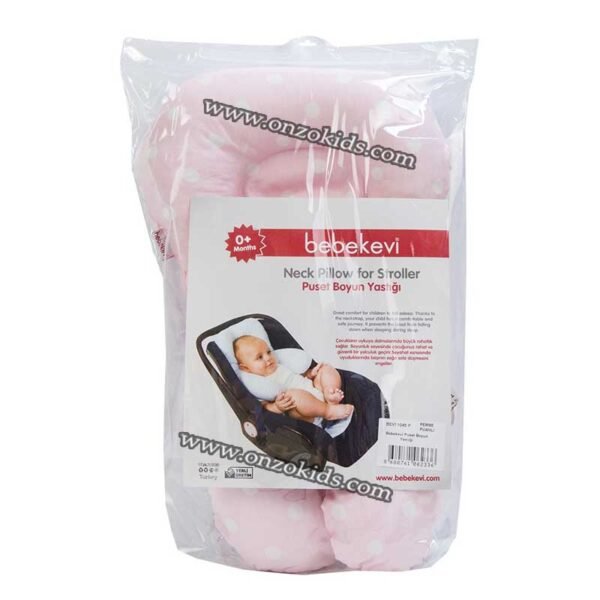 Oreiller de soutien de cou de poussette et maxi cosi - Bebekevi – Image 4